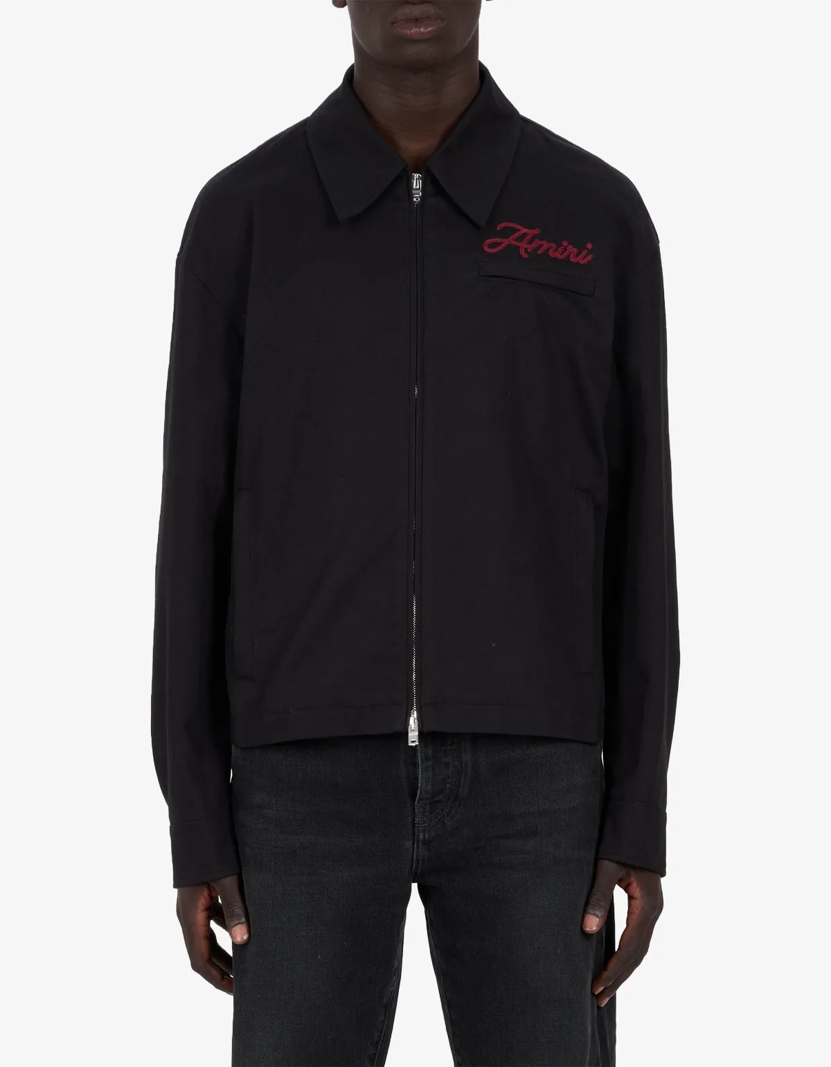 Amiri Black Embroidered Dreamers Blouson