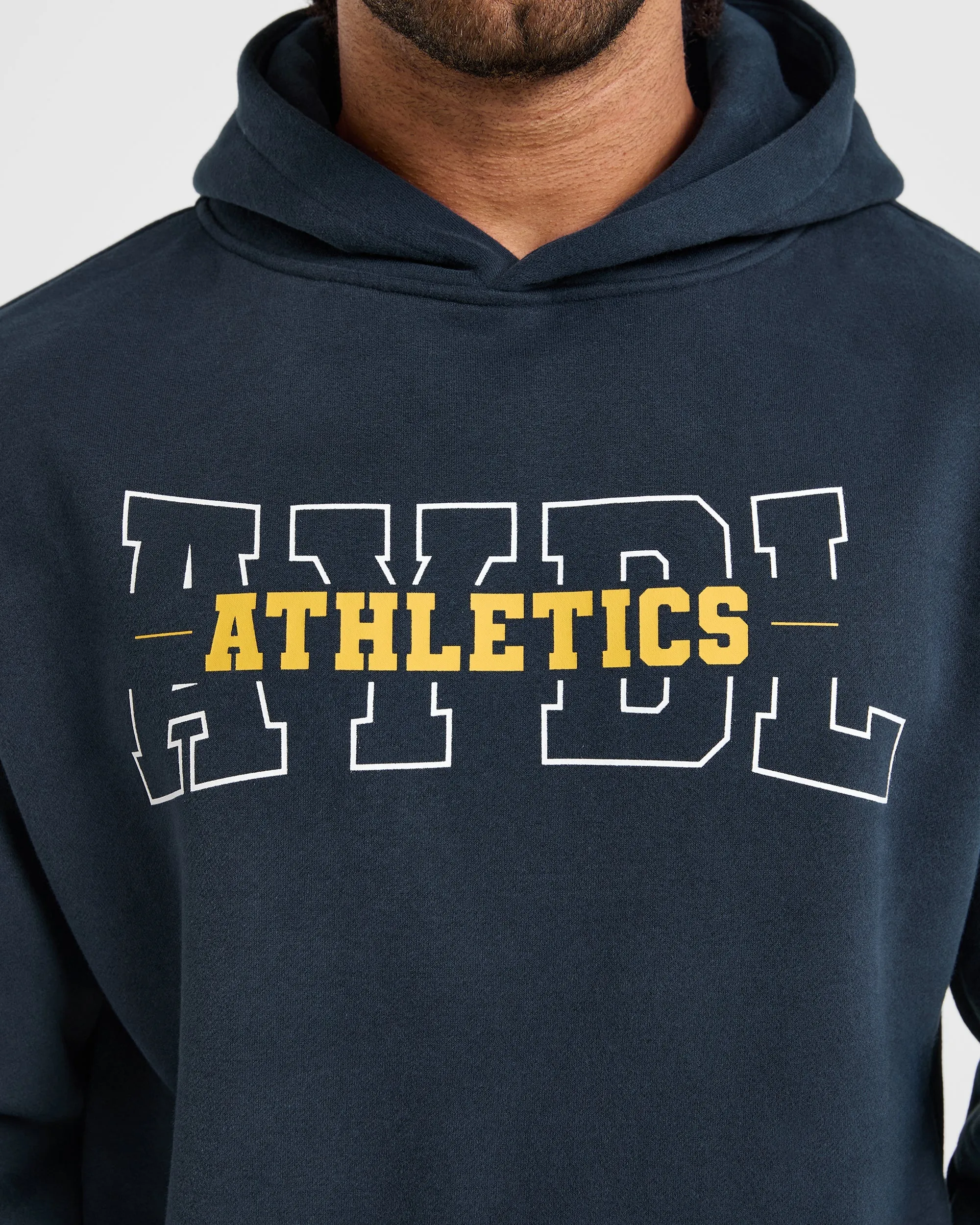 Athletics Oversized Hoodie - Navy