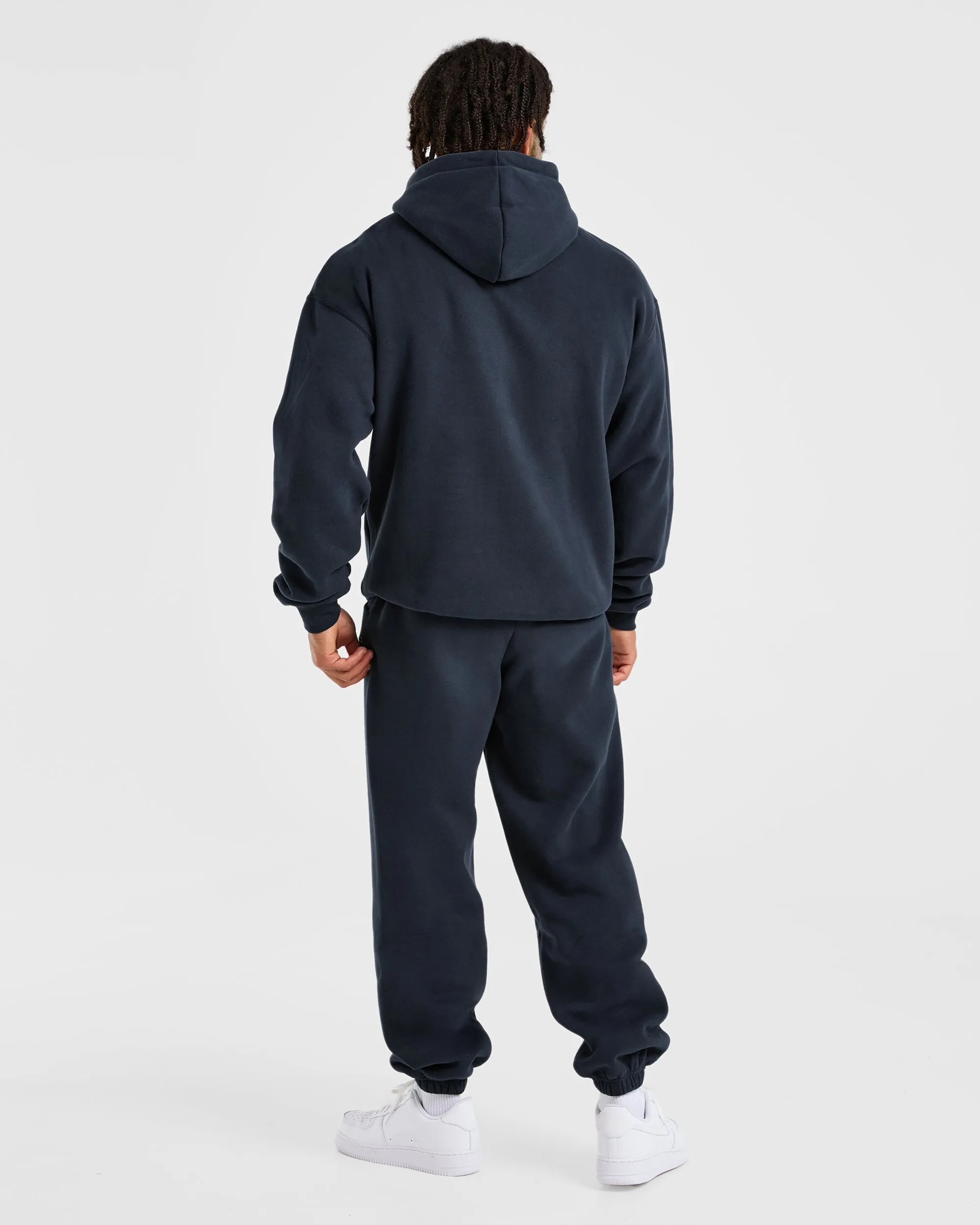 Athletics Oversized Hoodie - Navy