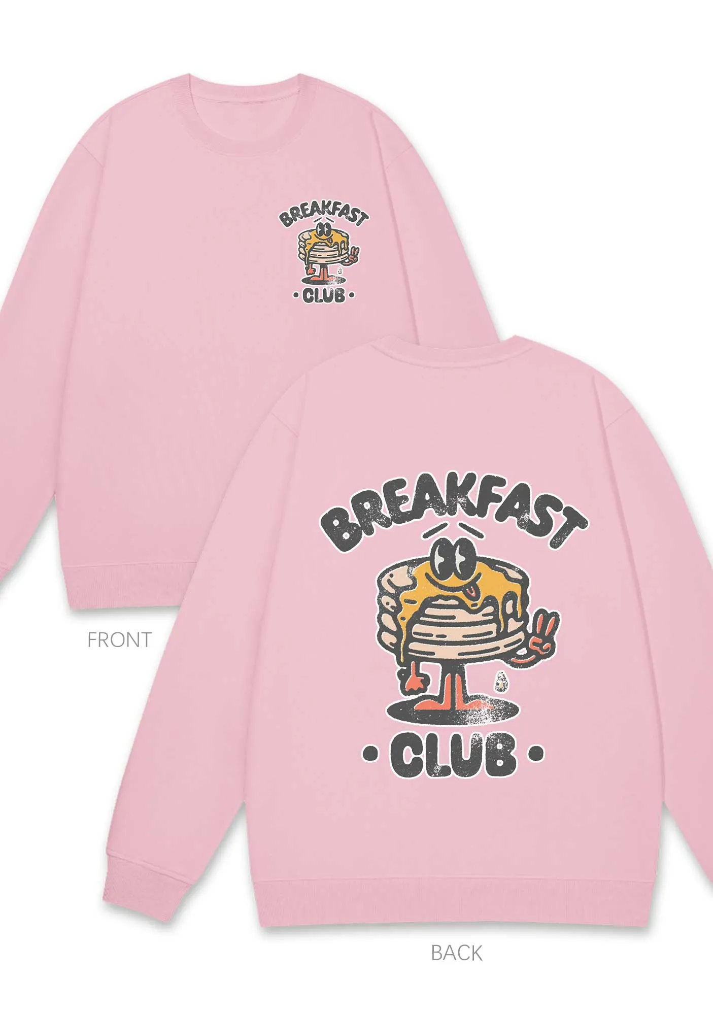 Breakfast Club Two Sides Y2K Sweatshirt