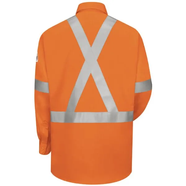 Bulwark Excel Fr Comfortouch Uniform Shirt With Reflective Trim - (SLUSOR)