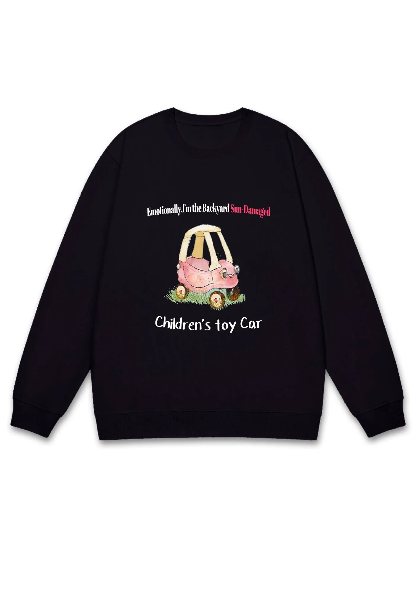 Children's Toy Car Y2K Sweatshirt