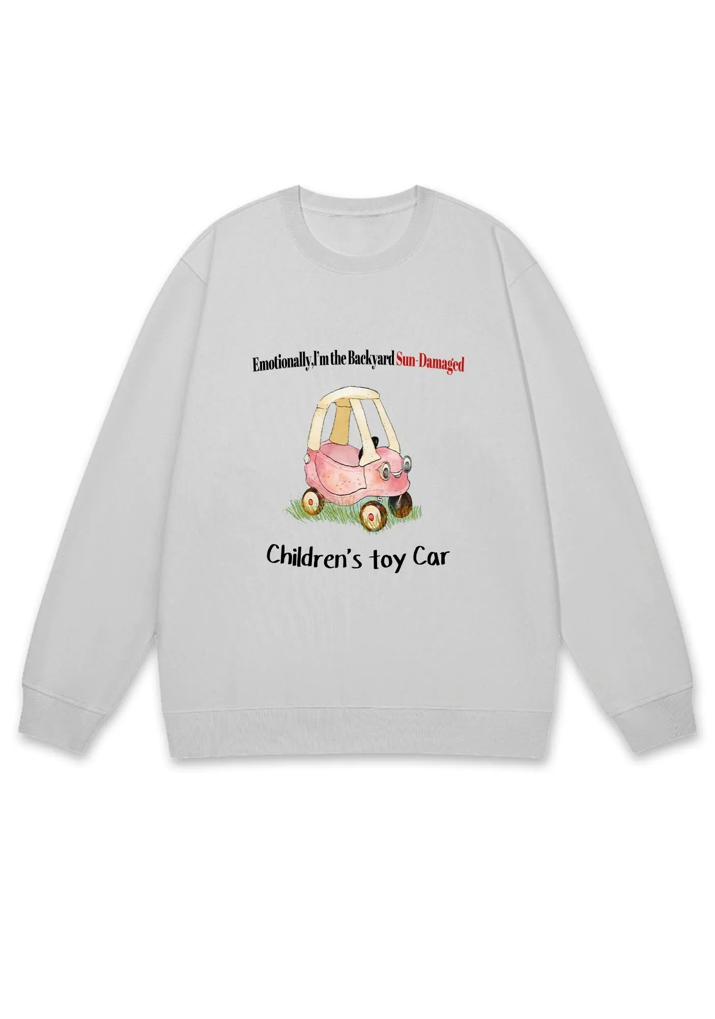 Children's Toy Car Y2K Sweatshirt