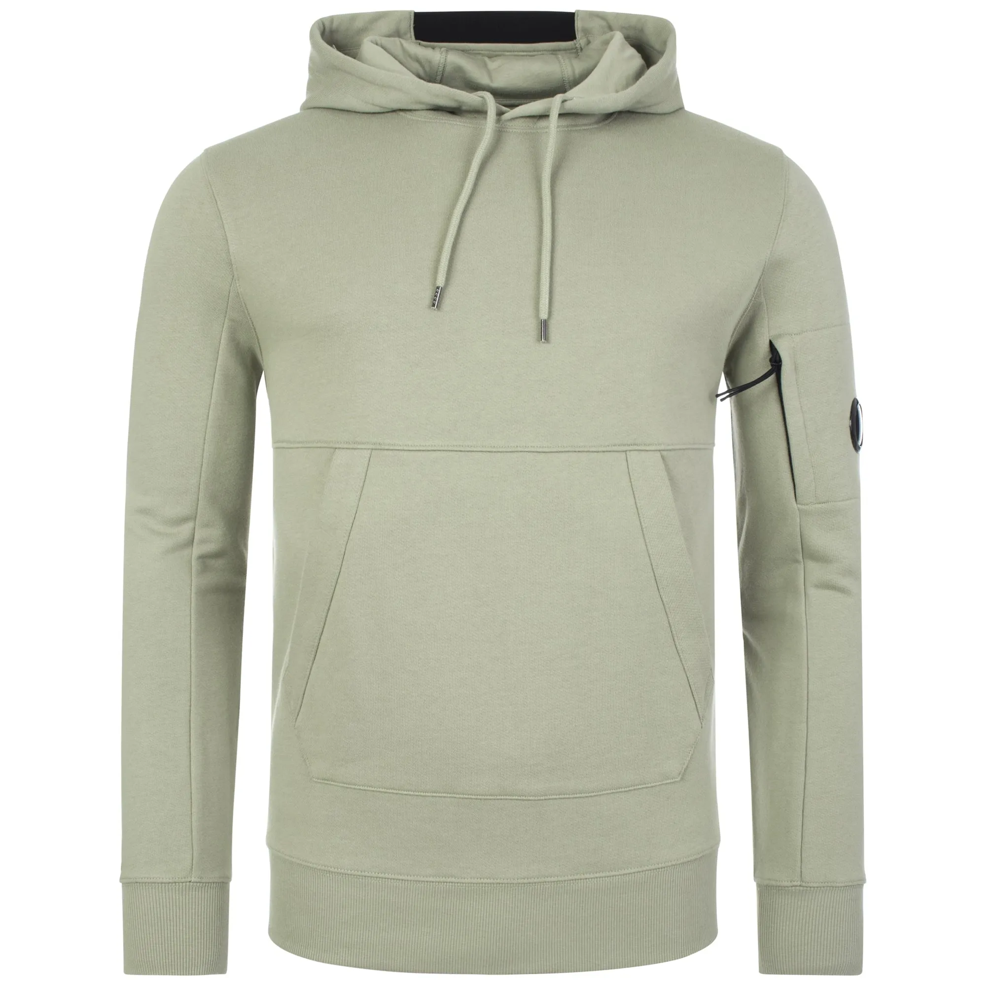 Diagonal Raised Fleece Lens Hooded Sweatshirt