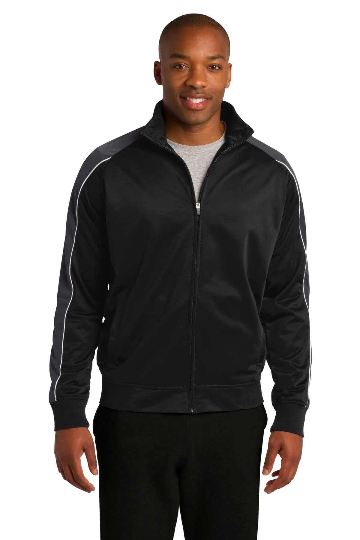 DISCONTINUED  Sport-Tek ®  Piped Tricot Track Jacket. JST92