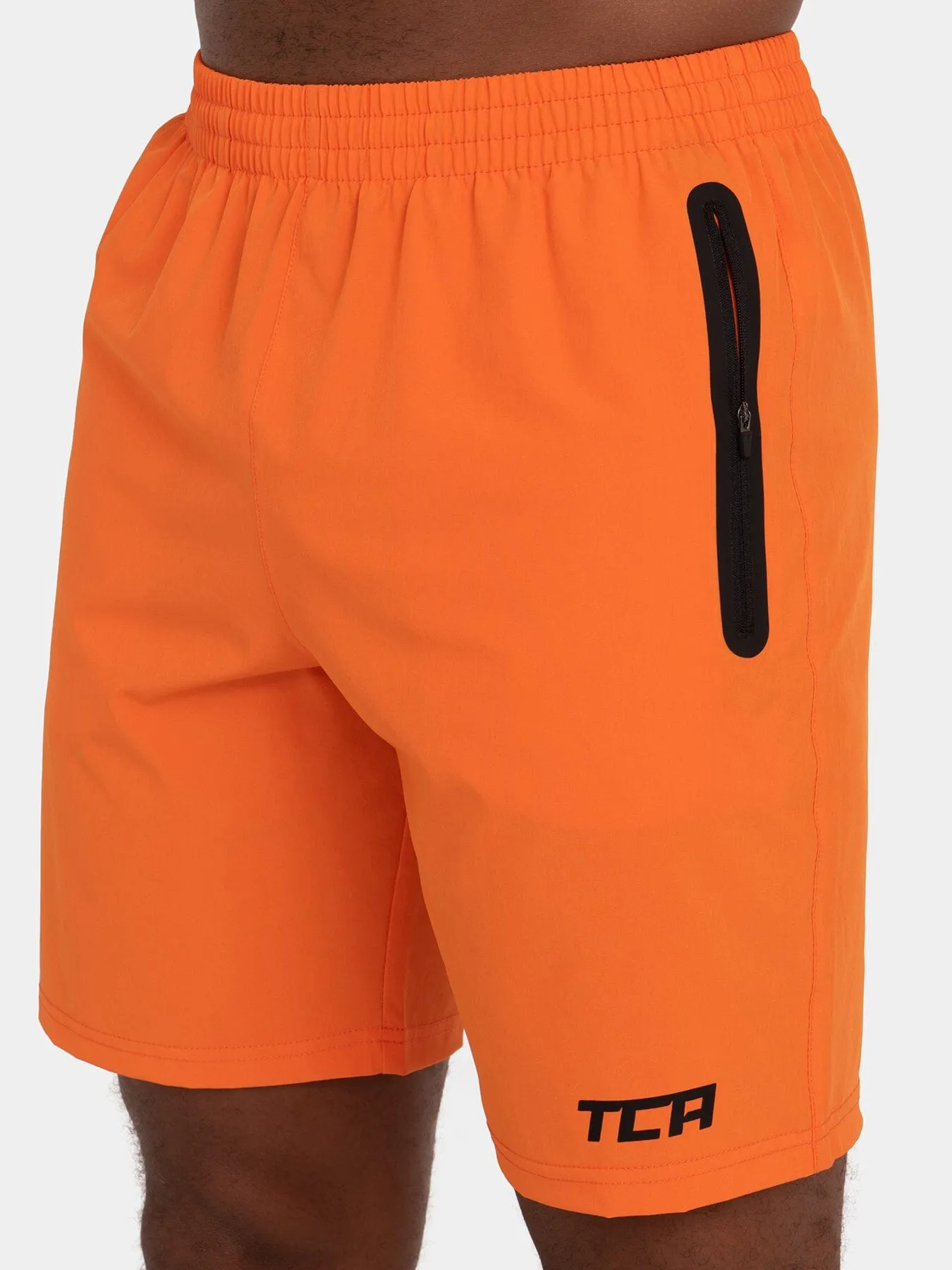 Elite Tech Gym Running Shorts For Men With Zip Pockets