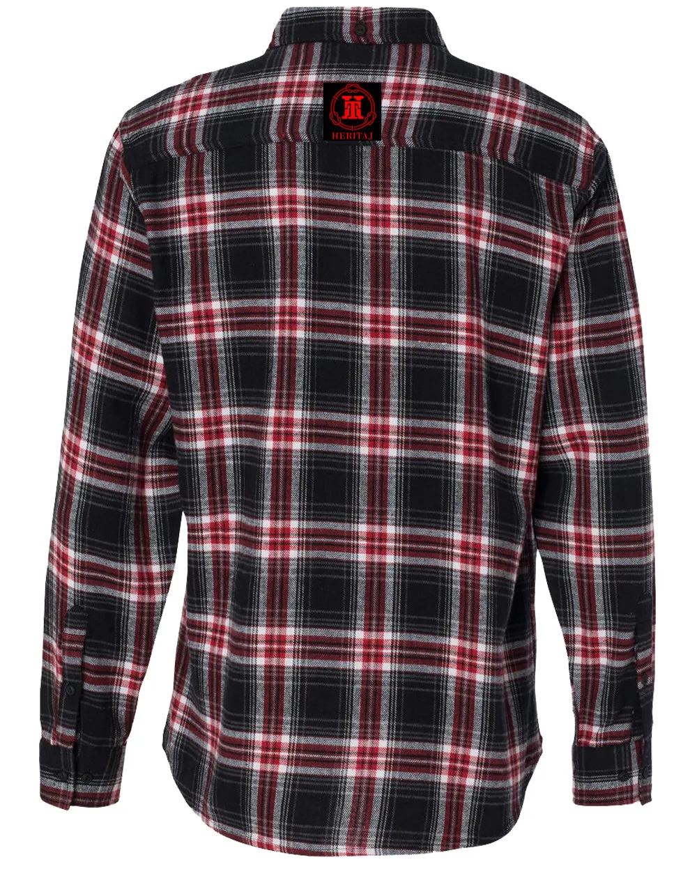 FLANNEL SHIRT-(Yarn-Dyed Long Sleeve)-RDBK