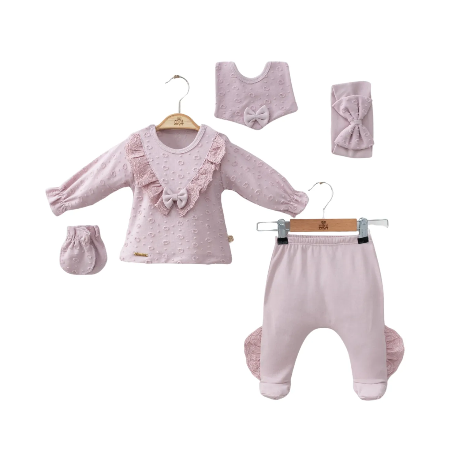 Frilly Girly Newborn 5PC Set