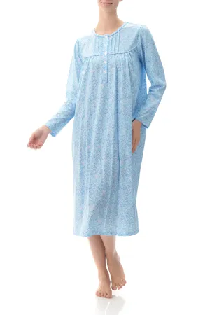 Jean Mid Knit Nightie With Yoke