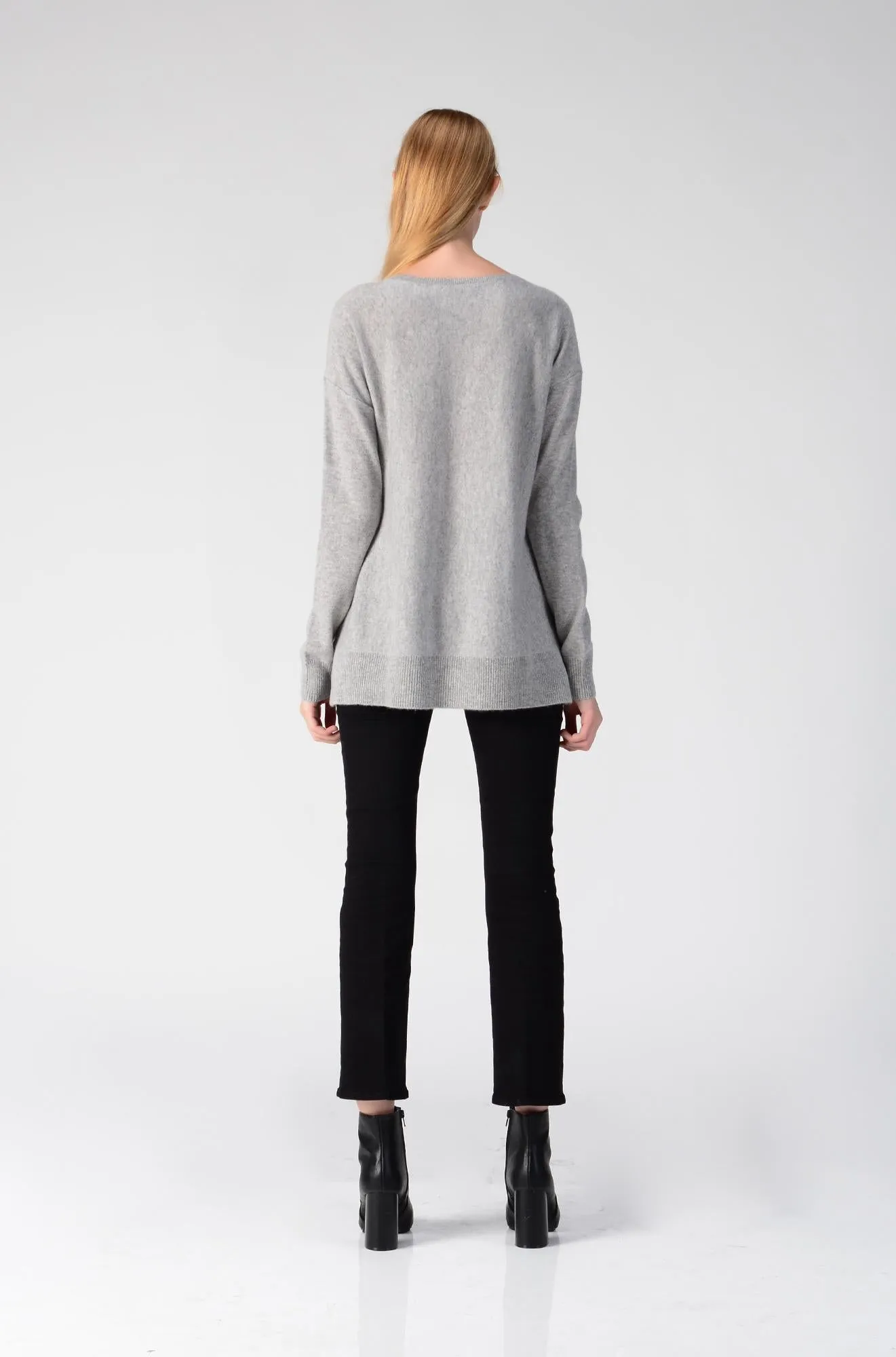 Loose Fit Sweater_Light Grey