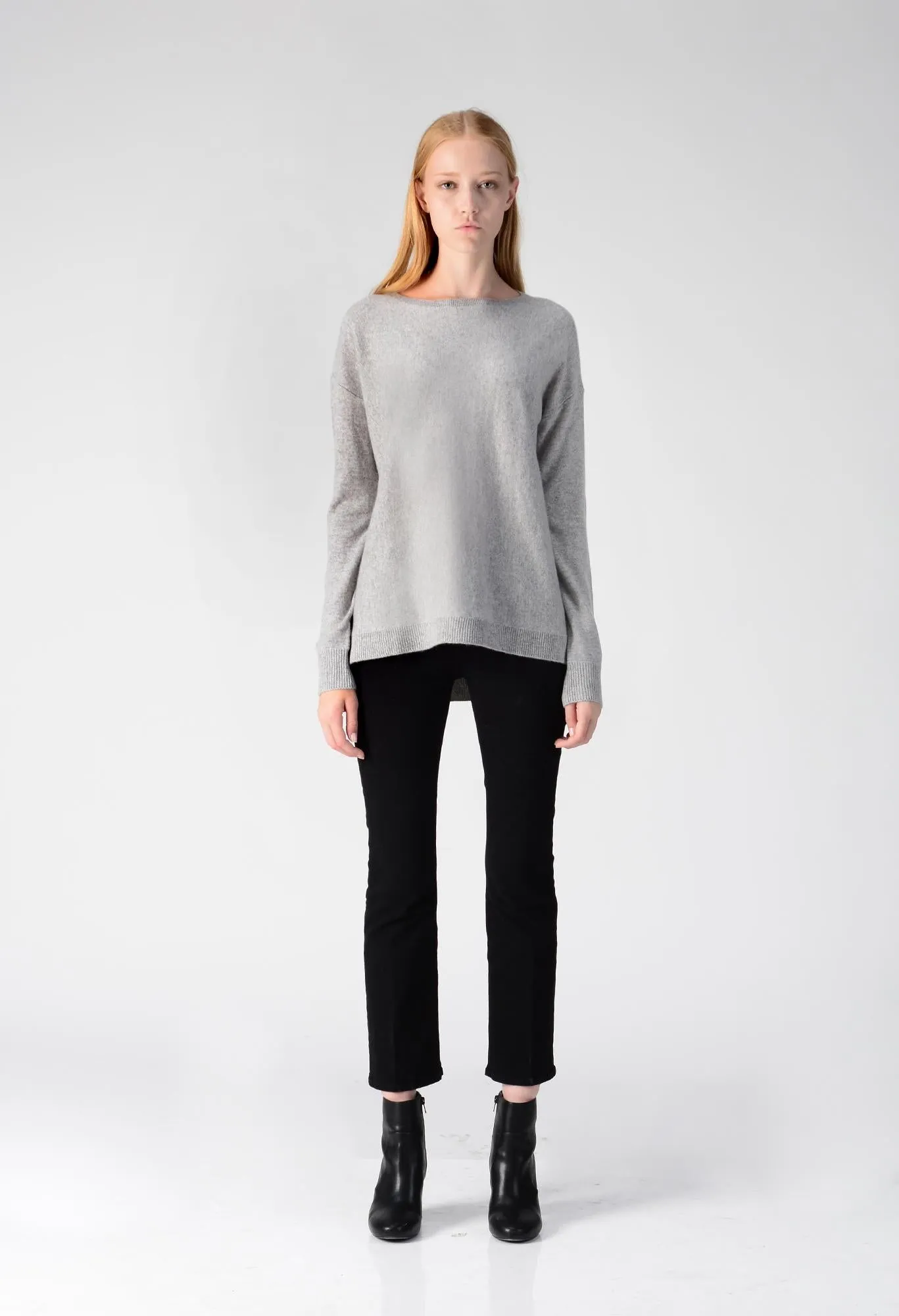 Loose Fit Sweater_Light Grey