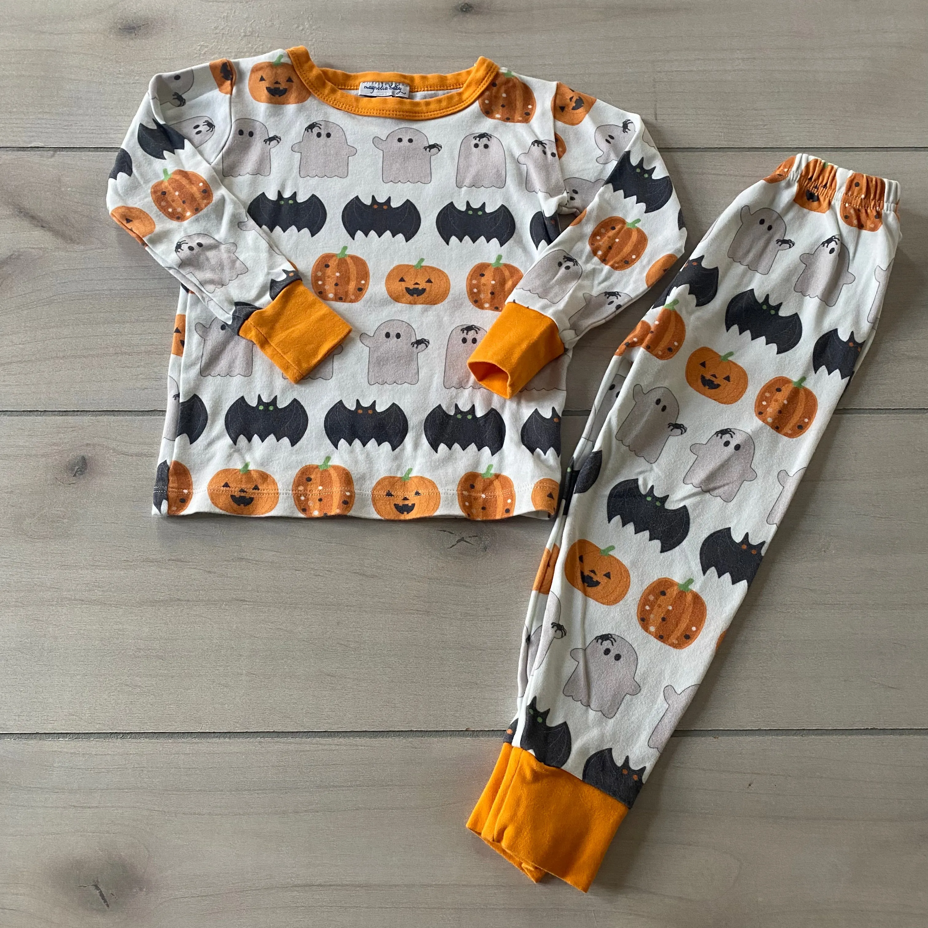 Magnolia Baby Halloween 100% Pima Cotton Pajama Set