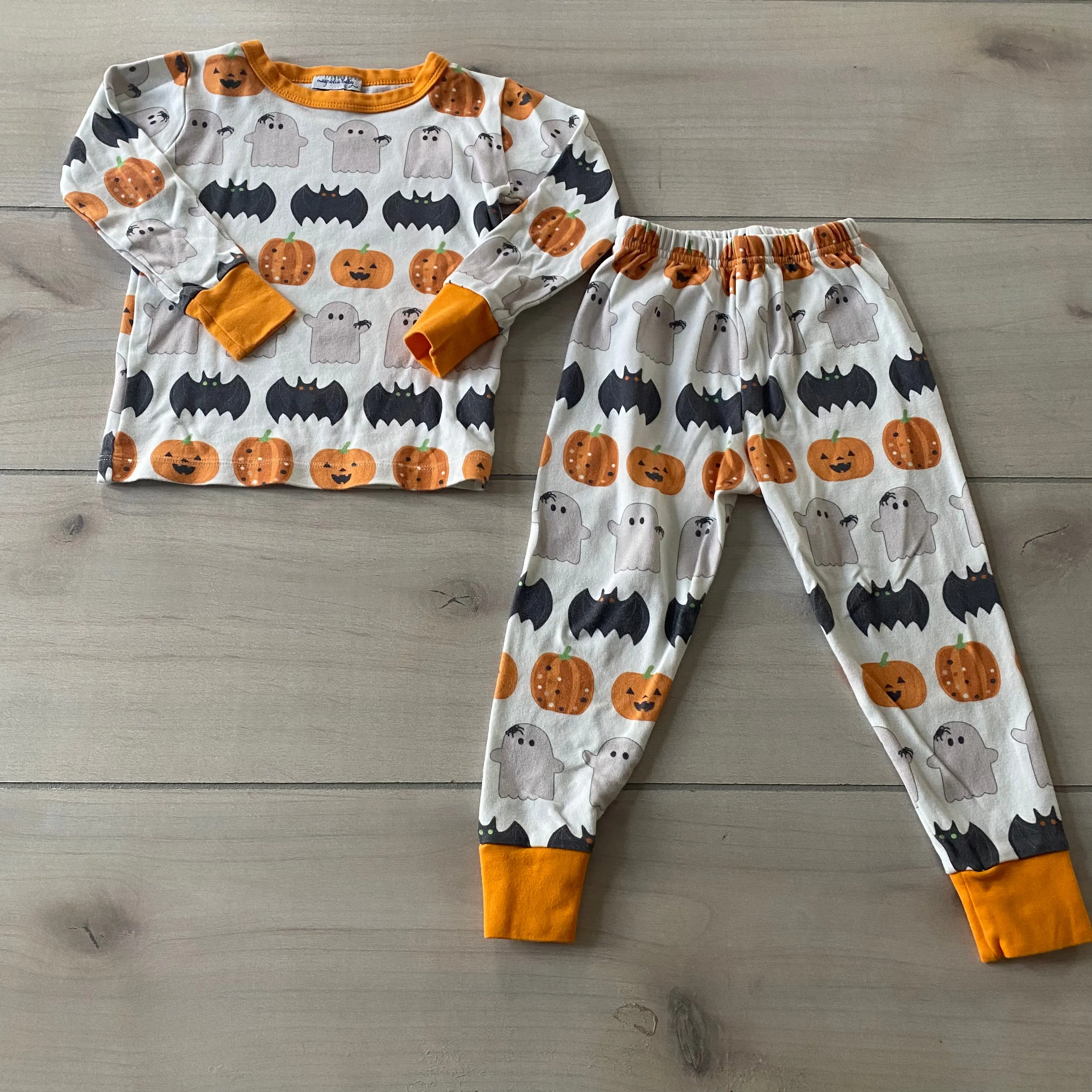 Magnolia Baby Halloween 100% Pima Cotton Pajama Set