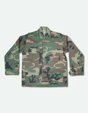 Men's BDU Rip-Stop Shirt - Woodland Camo