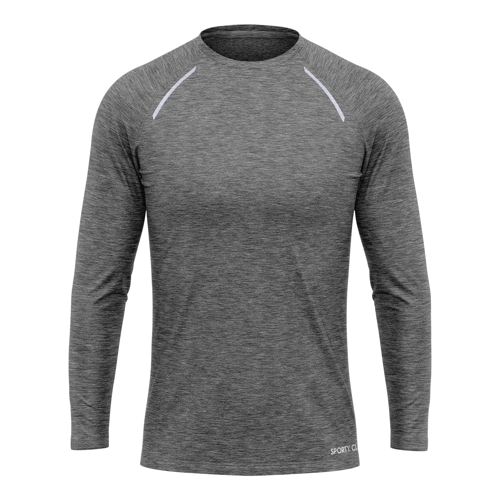 Men's Grey Long Sleeve T-Shirt, Sports Shorts & Socks Set