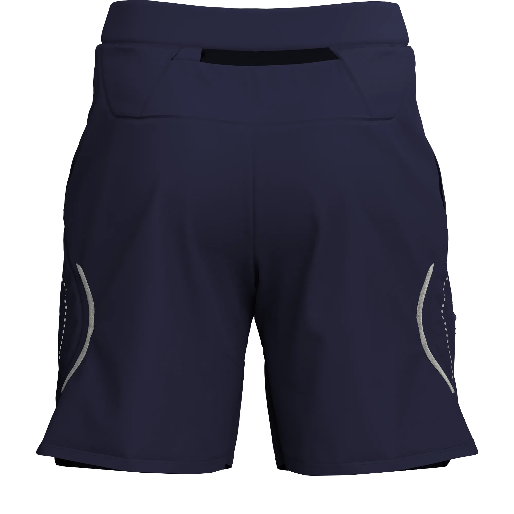 Men's Navy Blue Sports Shorts for Running & Gym