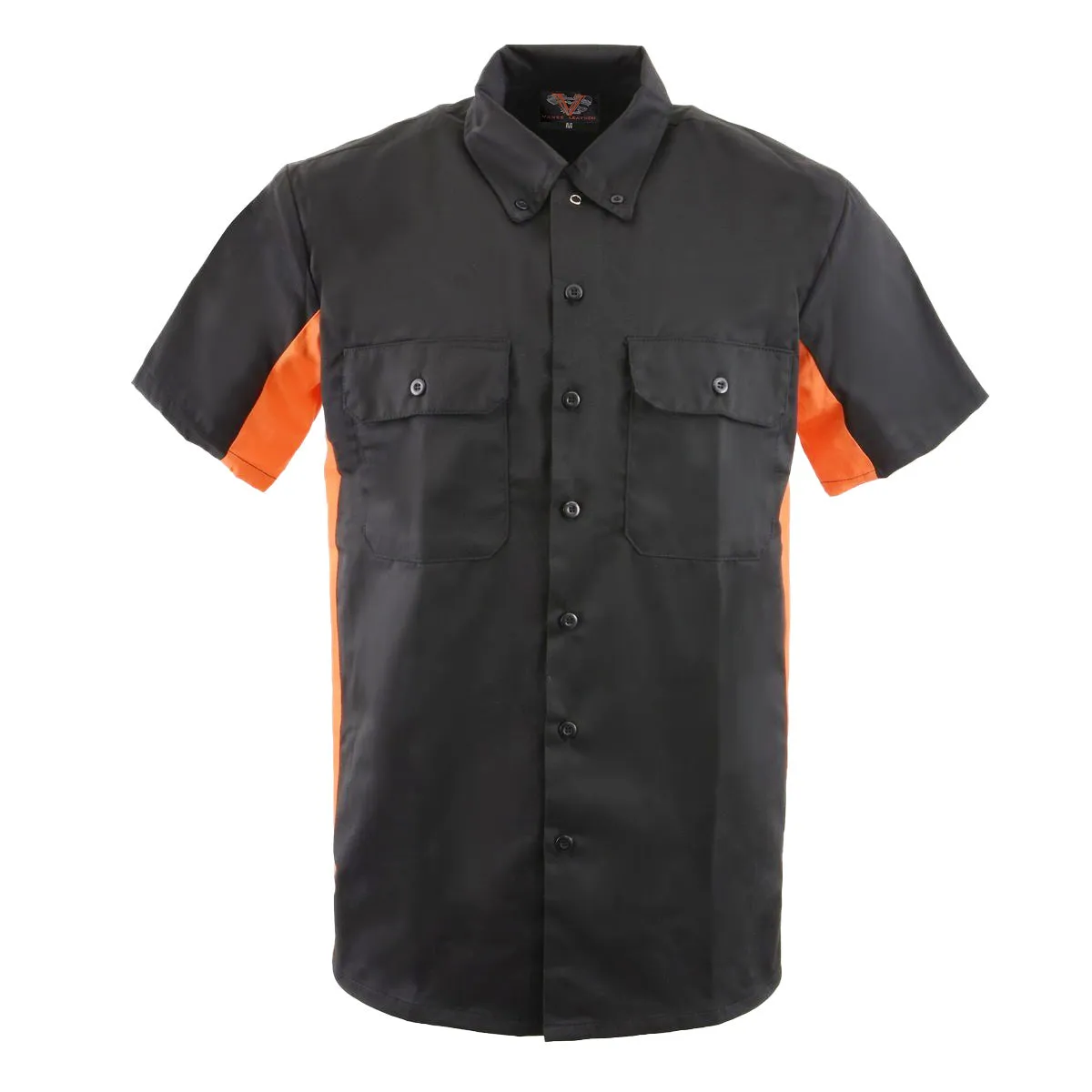 Men's Work Shirts in Various Color Patterns