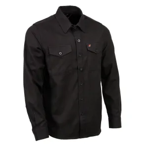 Milwaukee Leather MNG11655 Men's Solid Black Long Sleeve Cotton