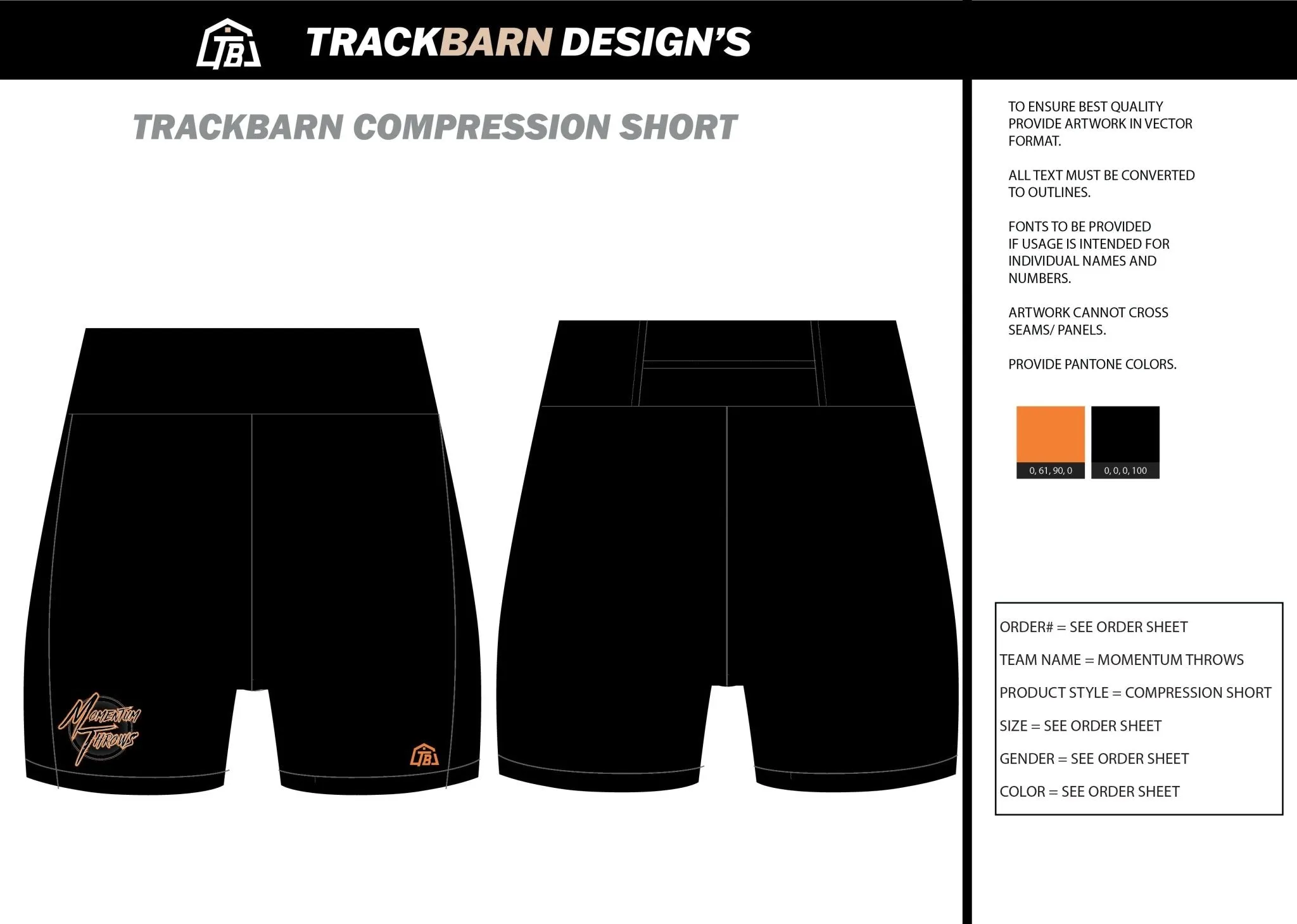 Momentum-Throws- Womens Short Running Tight