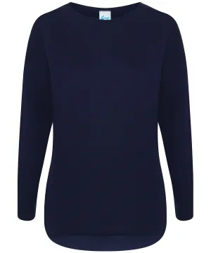 Navy - Gals oversized sweatshirt