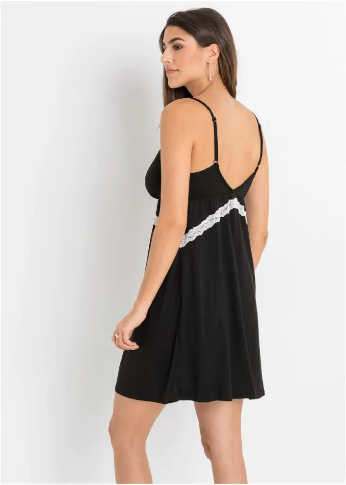 Nightgown Bodyflirt, black