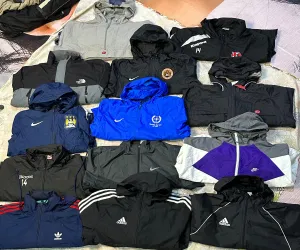 Nike adidas track jackets 13 piece