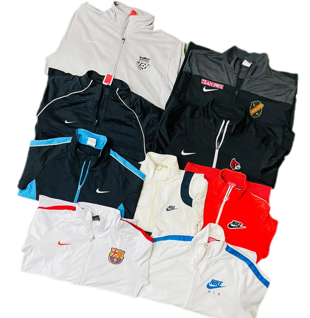 Nike track jackets 9 pcs