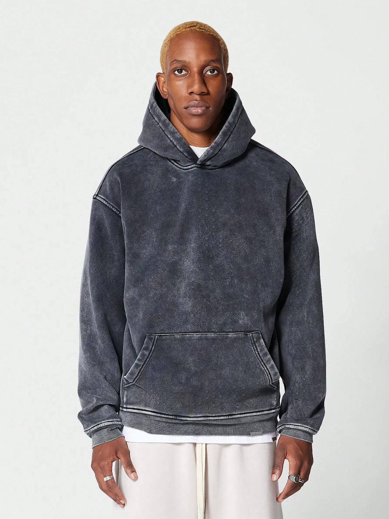 Overhead Washed Hoodie With Brooklyn Print