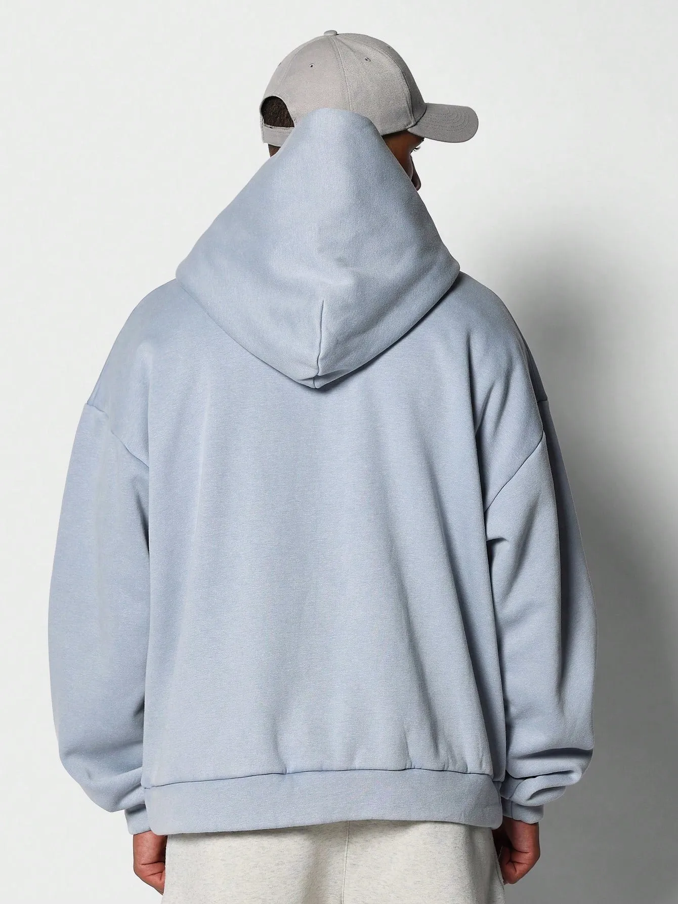 Overhead  Washed Hoodie With Front Graphic Print