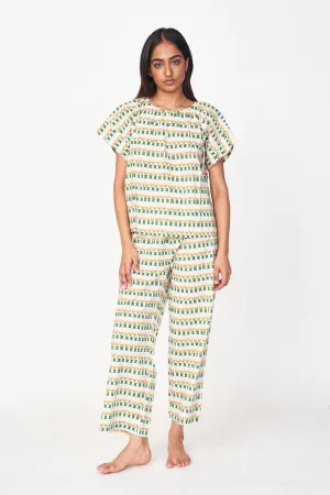 Pajama Pant Set in Jawbreaker