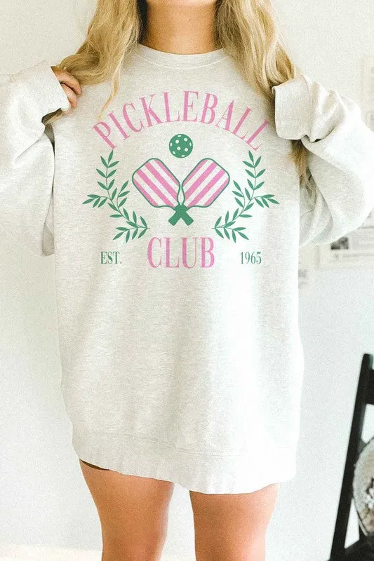 PICKLEBALL CLUB OVERSIZED SWEATSHIRT