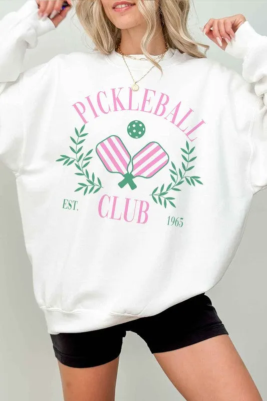 PICKLEBALL CLUB OVERSIZED SWEATSHIRT