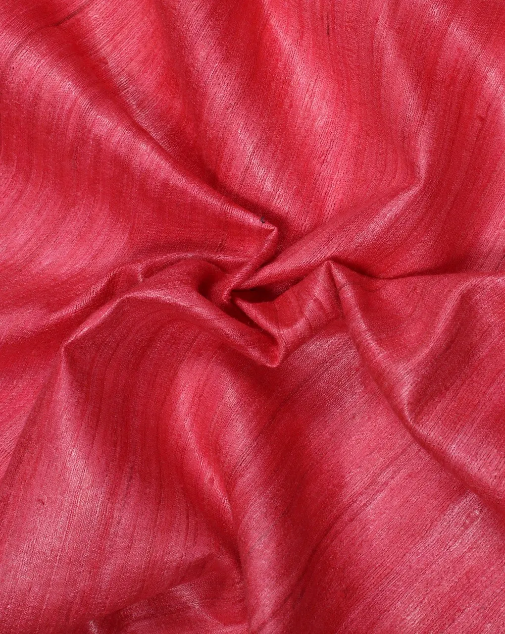 Pink Plain Raw Silk Fabric