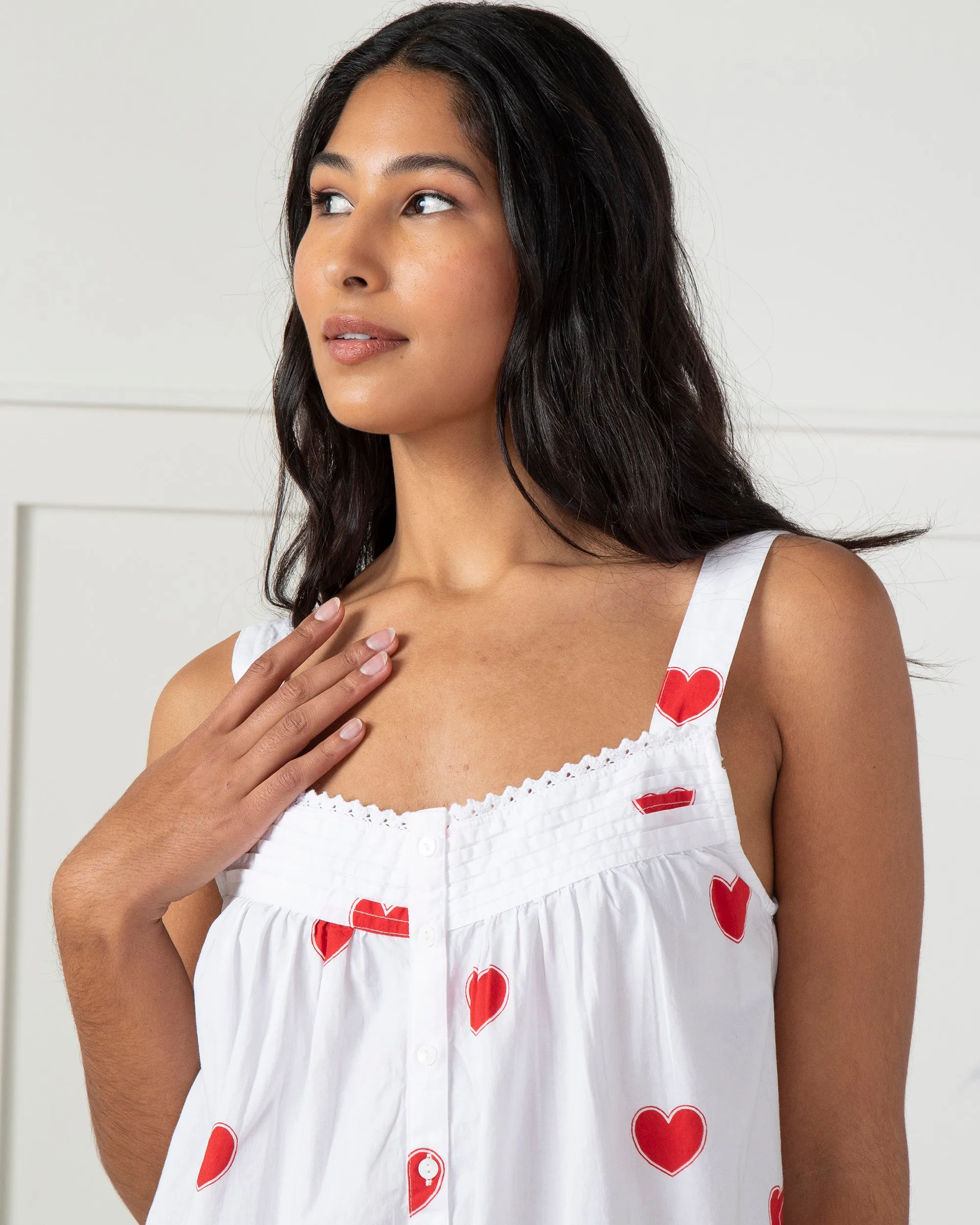 Queen of Hearts - Back to Bed Nightgown - Ruby Cloud