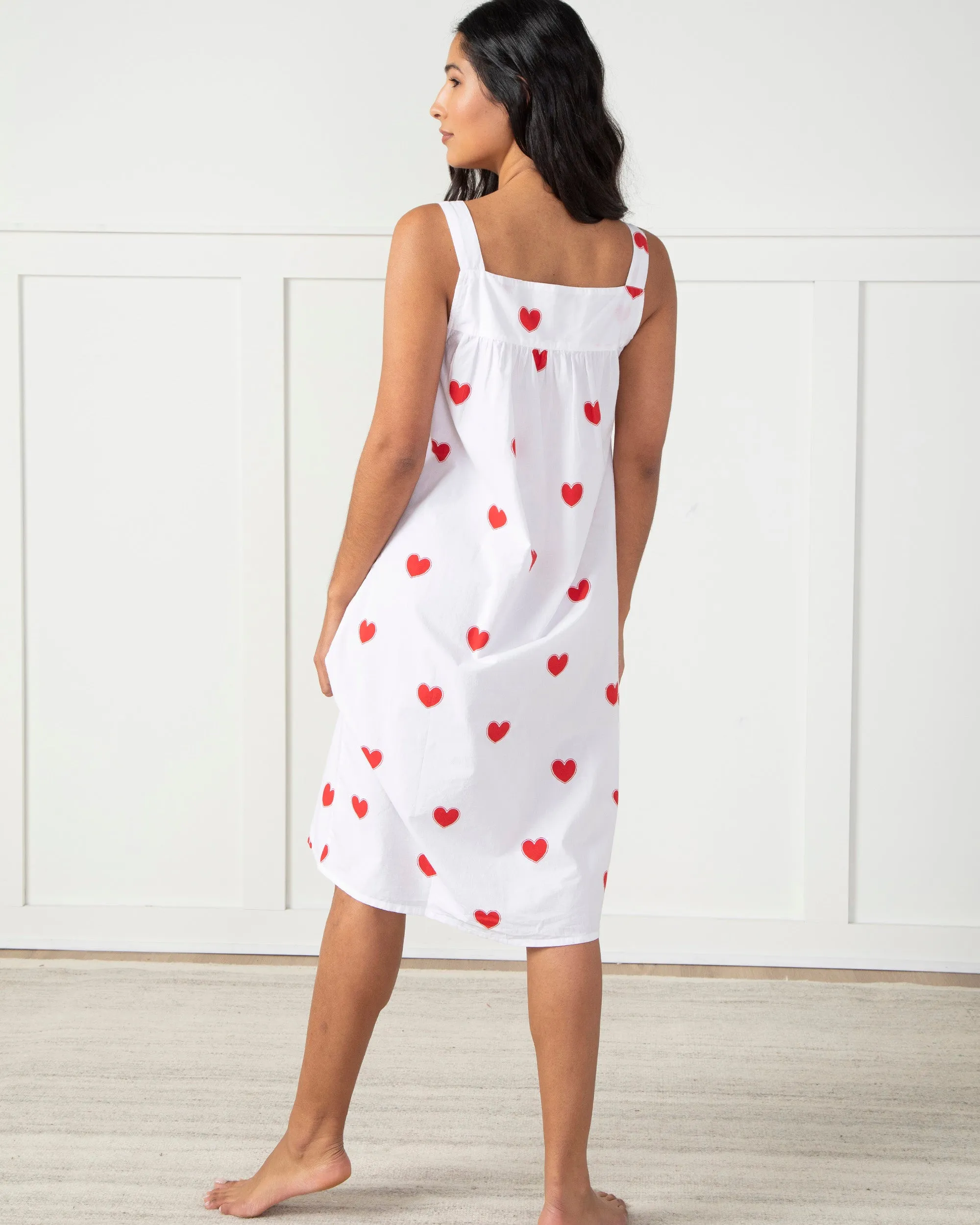 Queen of Hearts - Back to Bed Nightgown - Ruby Cloud