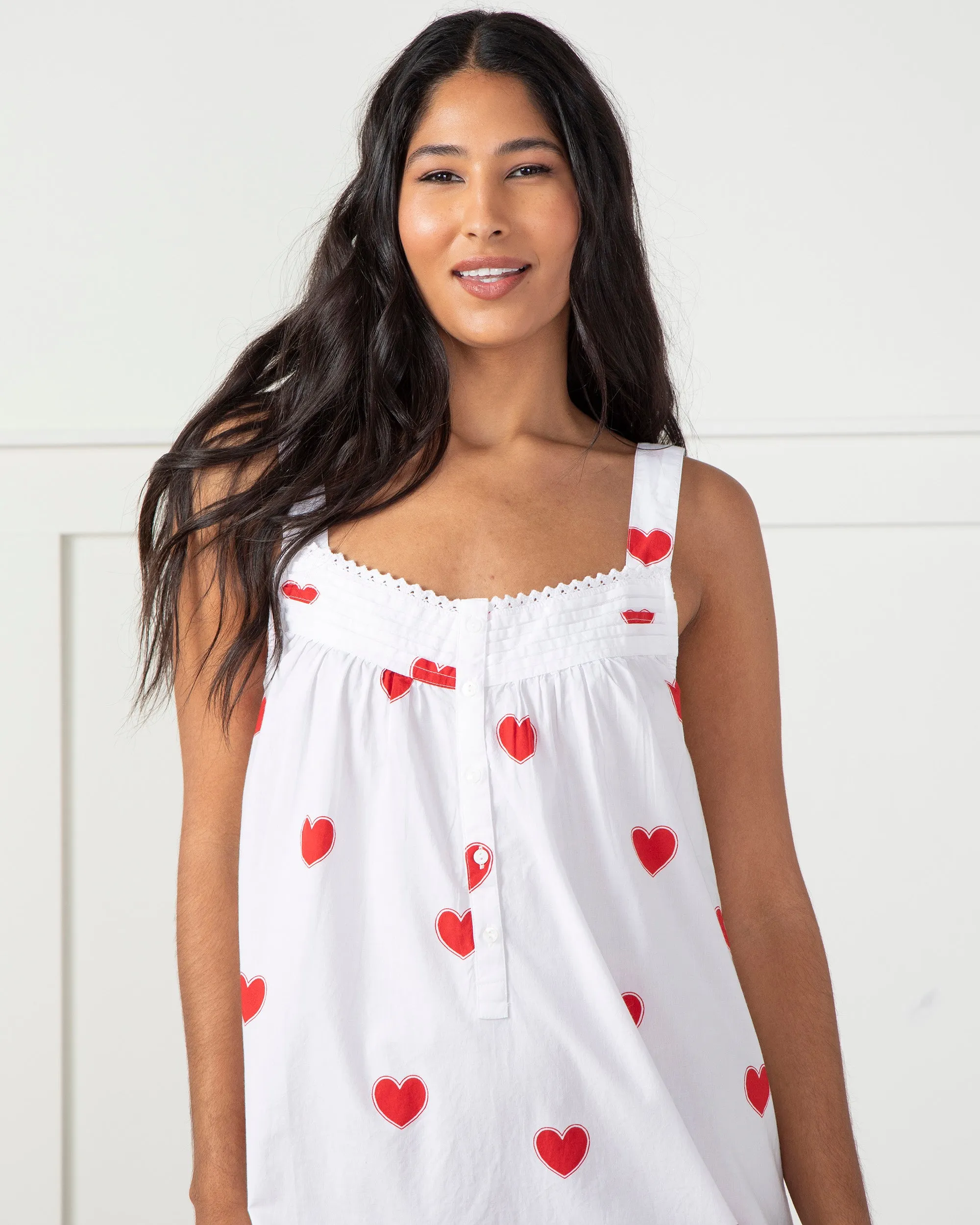 Queen of Hearts - Back to Bed Nightgown - Ruby Cloud