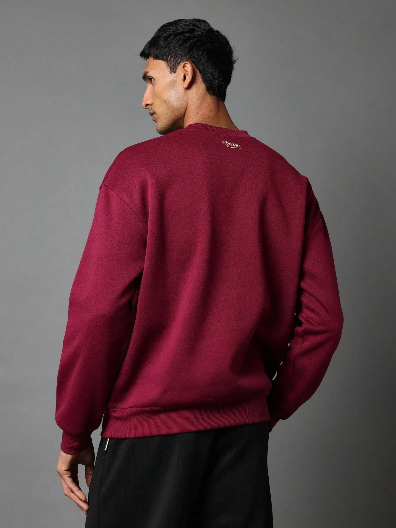 Regular Fit Sweatshirt With Embroidery