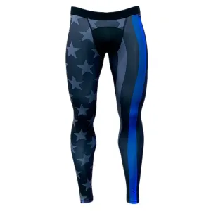 Thin Blue Line Compression Tights