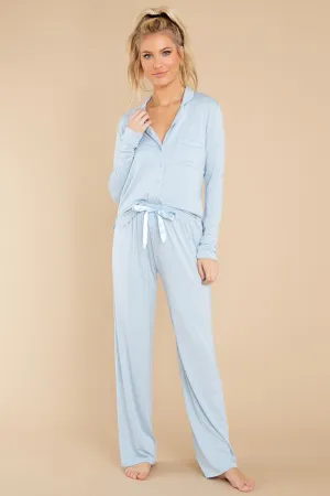 Trollop Light Blue Pajama Pants