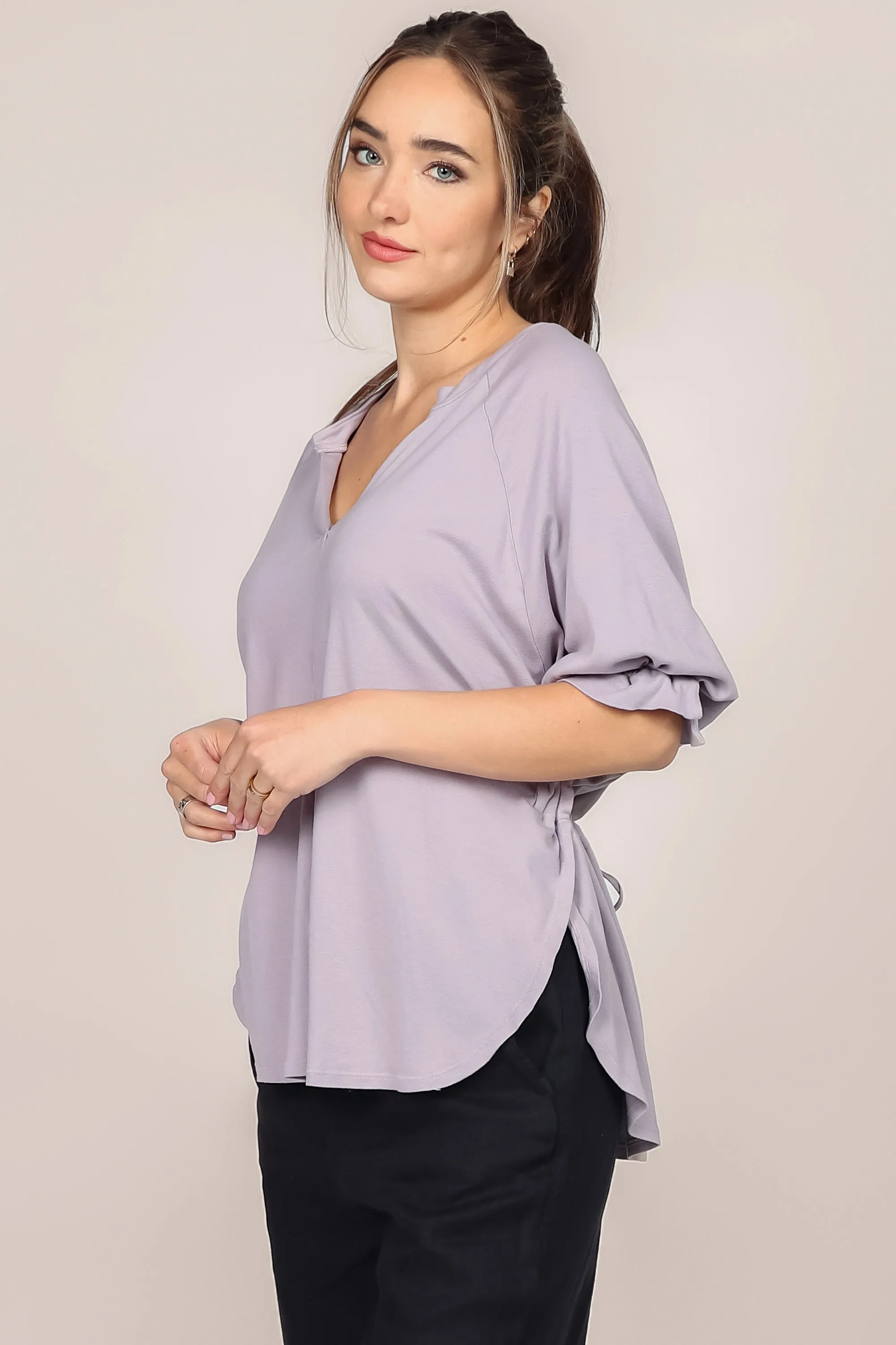 Tulip Back Loose Fit Top