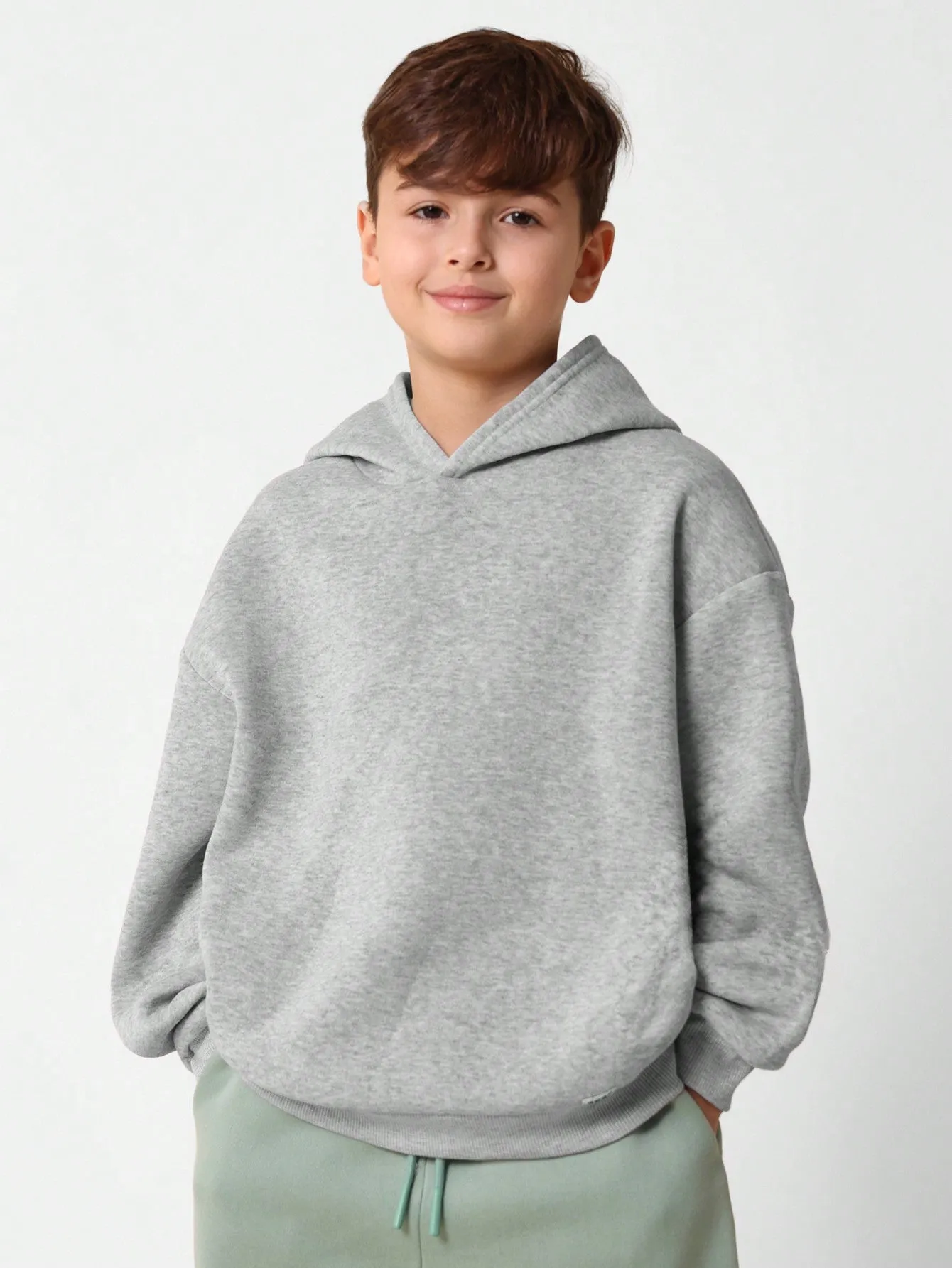 Tween Boys Regular Fit Overhead Essential Hoodie