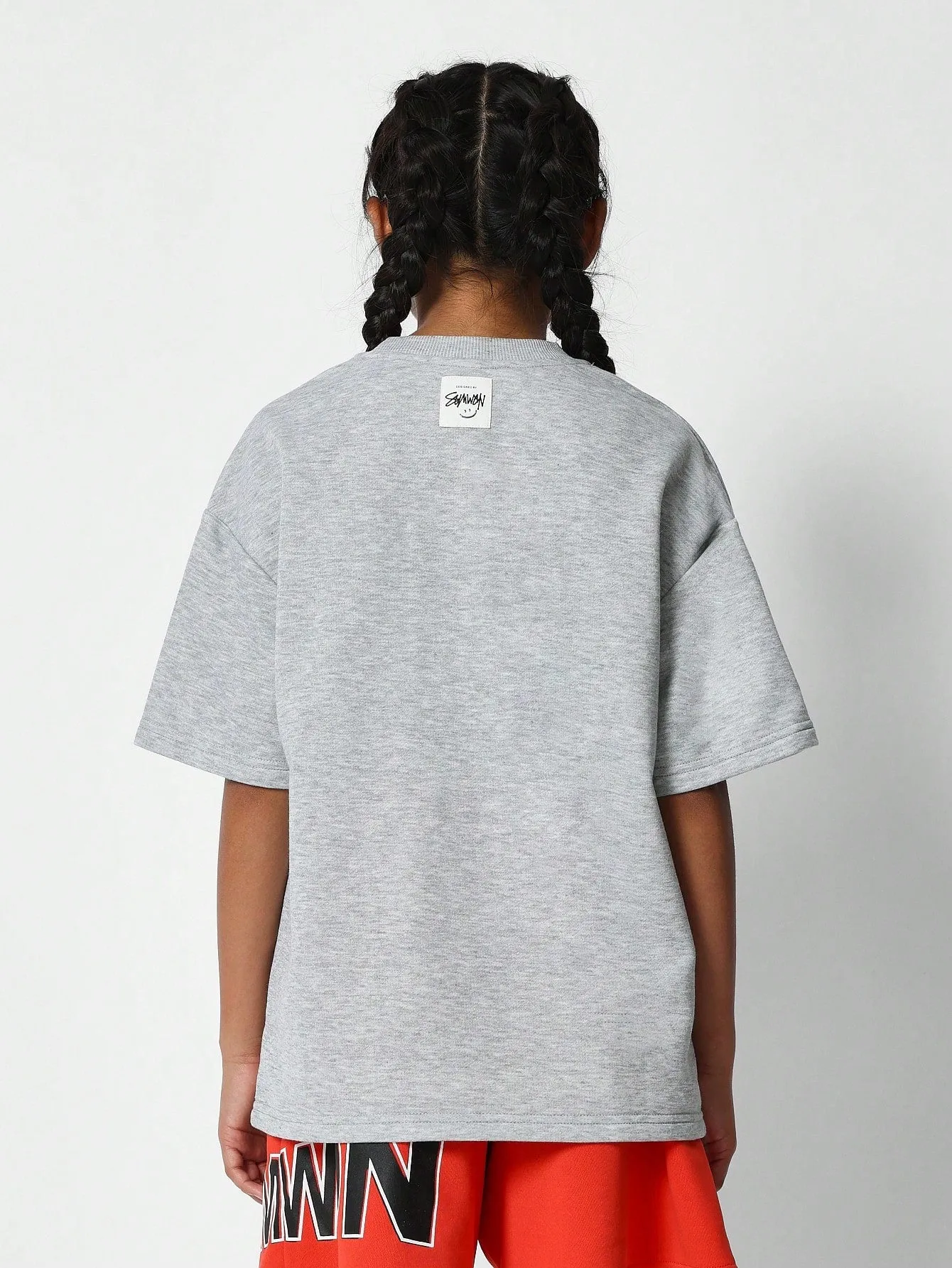 Tween Girl Oversized Fit Essential Tee