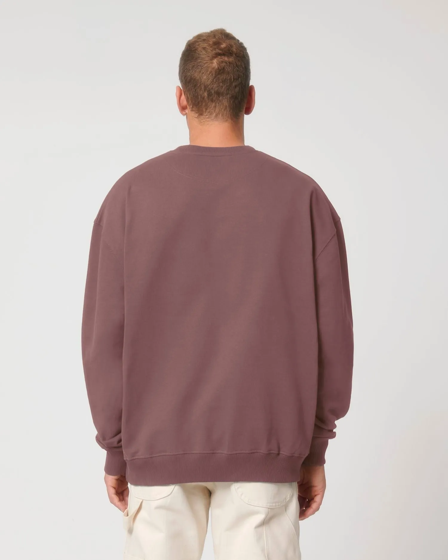 Unisex Organic Boxy Dry-Feel Sweatshirt - 400 g/m² | Ledger Dry Crewnecks STSU798