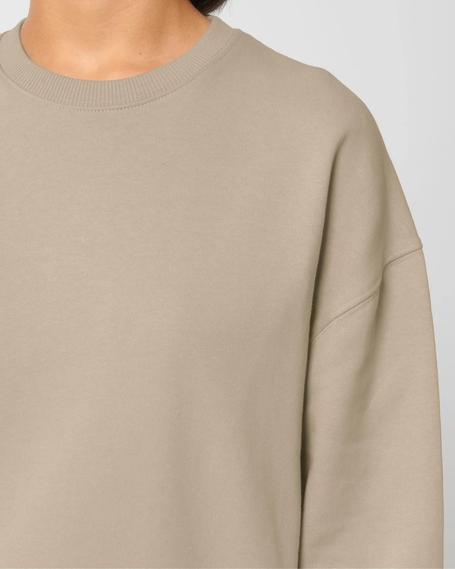 Unisex Organic Boxy Dry-Feel Sweatshirt - 400 g/m² | Ledger Dry Crewnecks STSU798