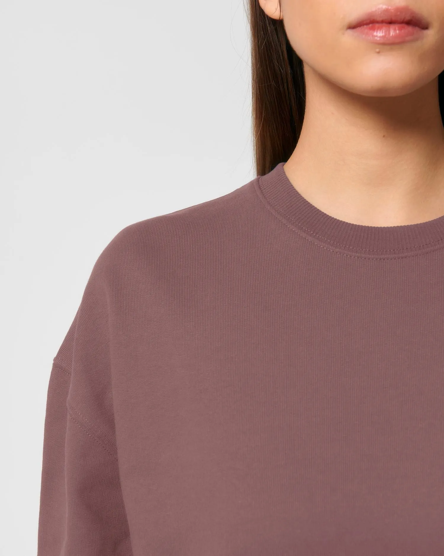 Unisex Organic Boxy Dry-Feel Sweatshirt - 400 g/m² | Ledger Dry Crewnecks STSU798