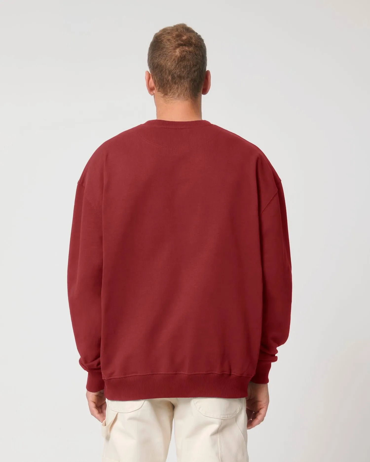 Unisex Organic Boxy Dry-Feel Sweatshirt - 400 g/m² | Ledger Dry Crewnecks STSU798