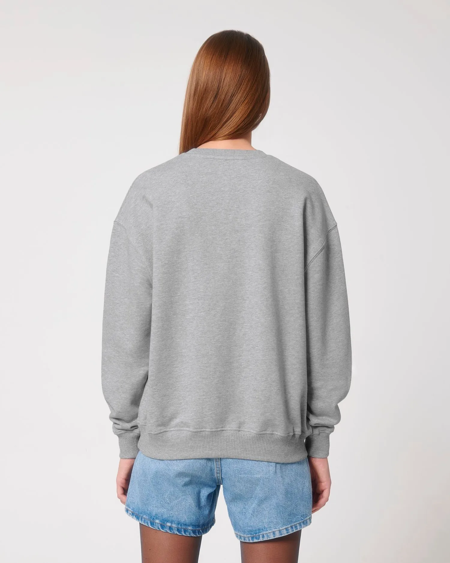 Unisex Organic Boxy Dry-Feel Sweatshirt - 400 g/m² | Ledger Dry Crewnecks STSU798