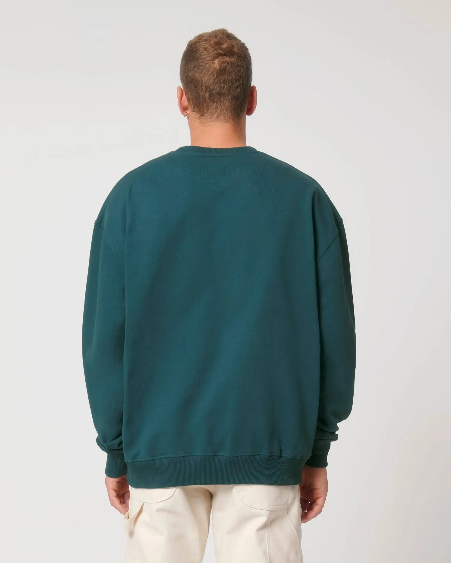 Unisex Organic Boxy Dry-Feel Sweatshirt - 400 g/m² | Ledger Dry Crewnecks STSU798