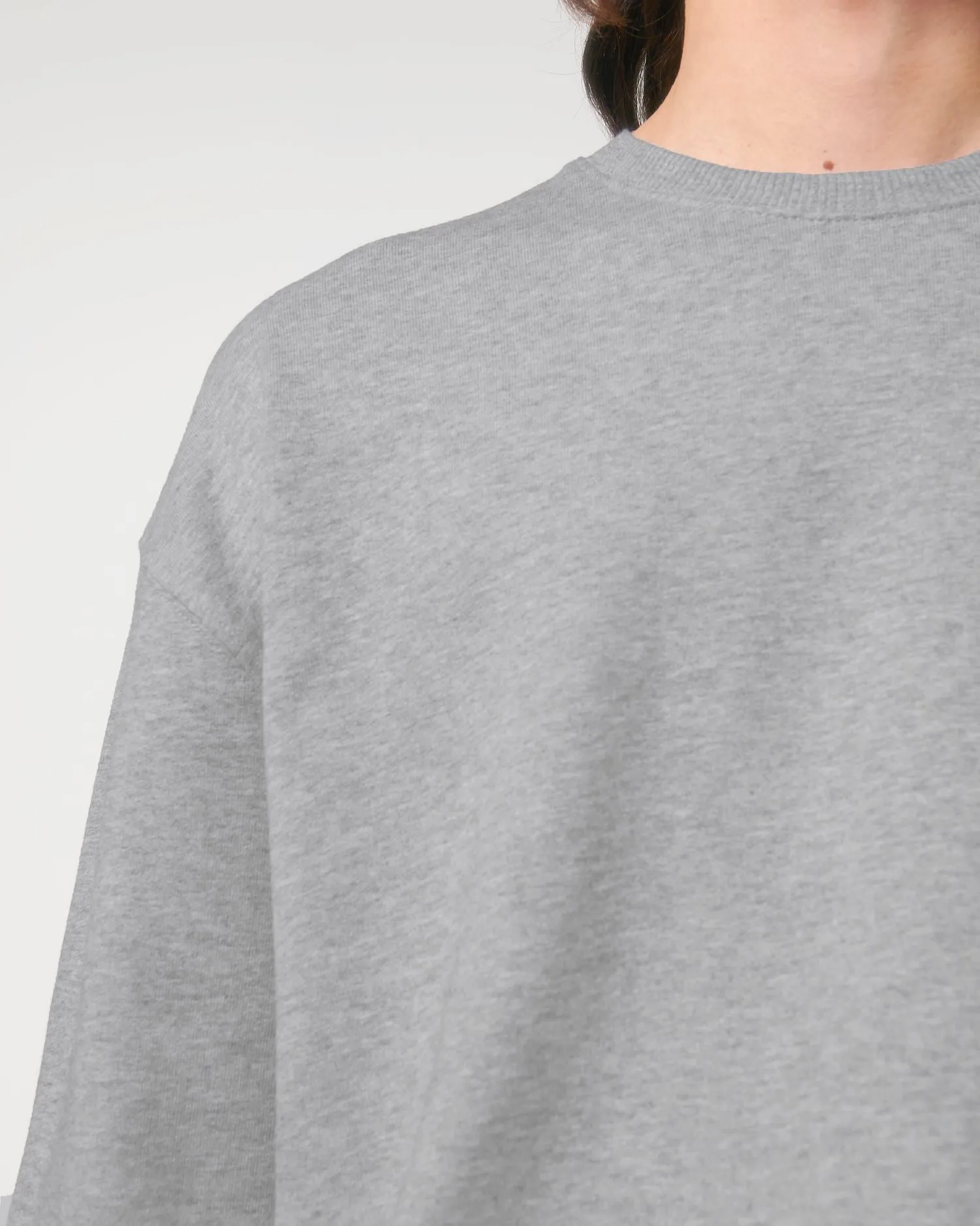 Unisex Organic Boxy Dry-Feel Sweatshirt - 400 g/m² | Ledger Dry Crewnecks STSU798