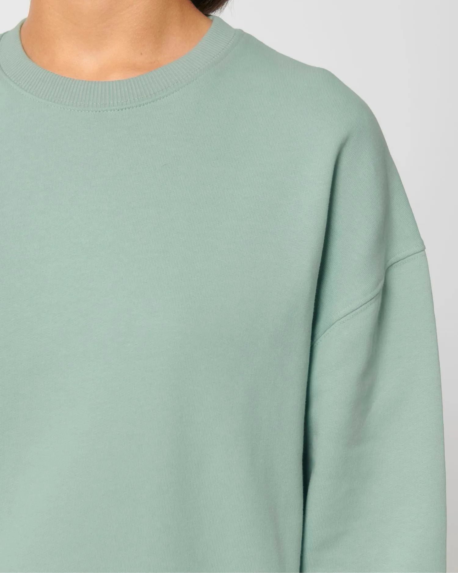 Unisex Organic Boxy Dry-Feel Sweatshirt - 400 g/m² | Ledger Dry Crewnecks STSU798